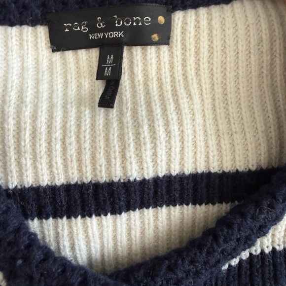 rag & bone Nancy Striped Longline Cardigan - Picture 8 of 10